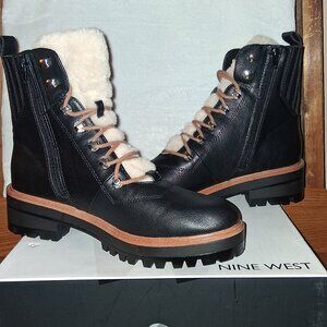Nine West Ivani Combat Boots - Women's Size 9.5 - NIB